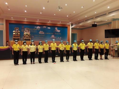สำนักงานการปฏิรูปที่ดินจังหวัดระยอง กิจกรรมจิตอาสาพัฒนาปรับภูมิทัศน์และทำความสะอาดโรงพยาบาลระยอง เนื่องในโอกาสวันอานันทมหิดล ประจำปี 2563 