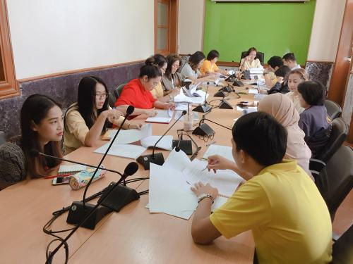 การประชุมพิจารณากระบวนงานของสำนักวิชาการและแผนงาน ( สวผ. )