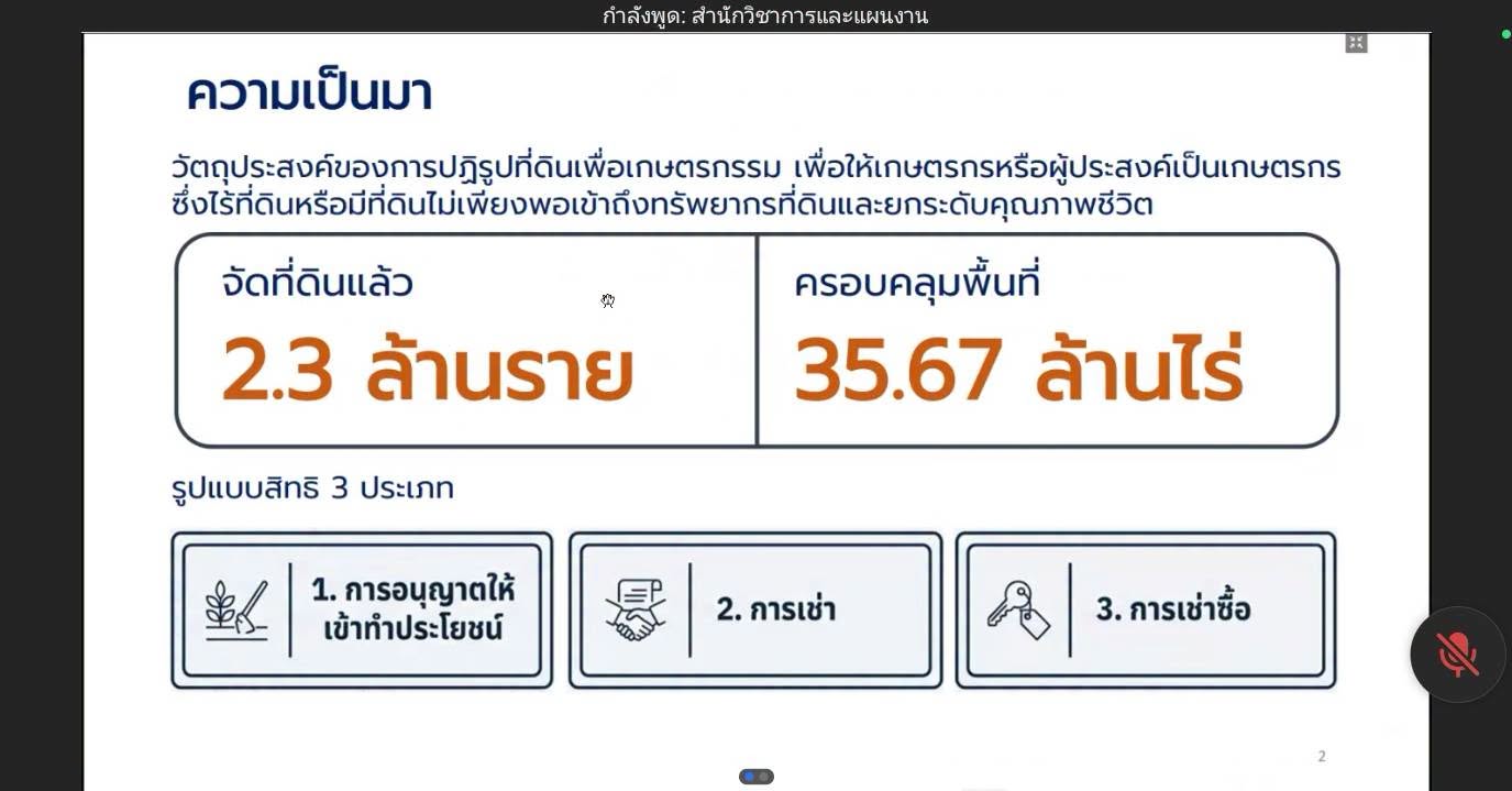 title - สวผ. จัดประชุมคณะกรรมการวิชาการ ส.ป.ก. ครั้งที่ 1/2569