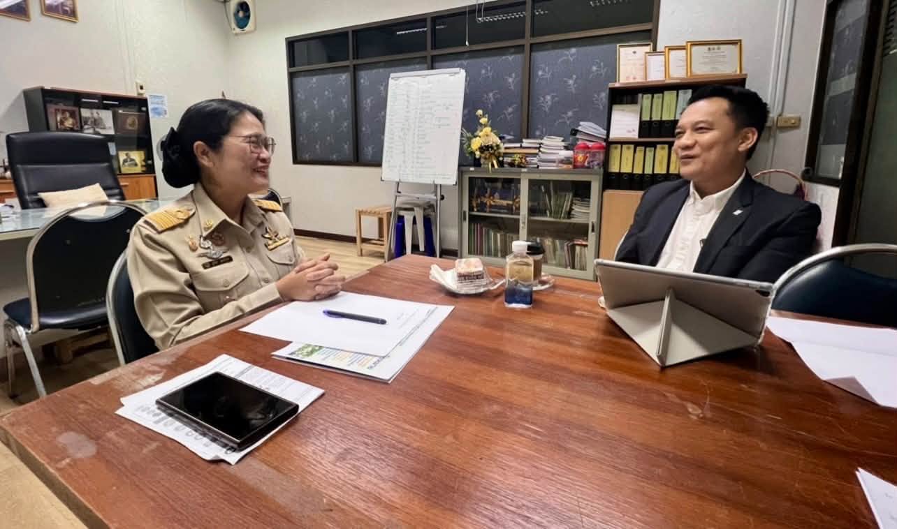 title - สำนักงานคณะกรรมการพสำนักงาน กปร. ให้ดำเนินการประเมินผลโครงการพัฒนาพื้นที่ลุ่มน้ำแม่อาวอันเนื่องมาจากพระราชดำริ จังหวัดลำพูน เข้าสัมภาษณ์ประกอบการประเมินผลโครงการฯ 