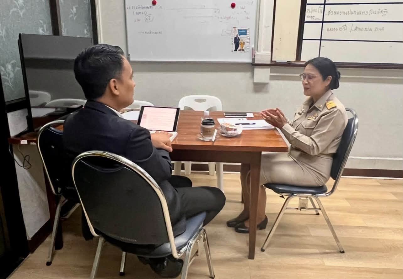 title - สำนักงานคณะกรรมการพสำนักงาน กปร. ให้ดำเนินการประเมินผลโครงการพัฒนาพื้นที่ลุ่มน้ำแม่อาวอันเนื่องมาจากพระราชดำริ จังหวัดลำพูน เข้าสัมภาษณ์ประกอบการประเมินผลโครงการฯ 