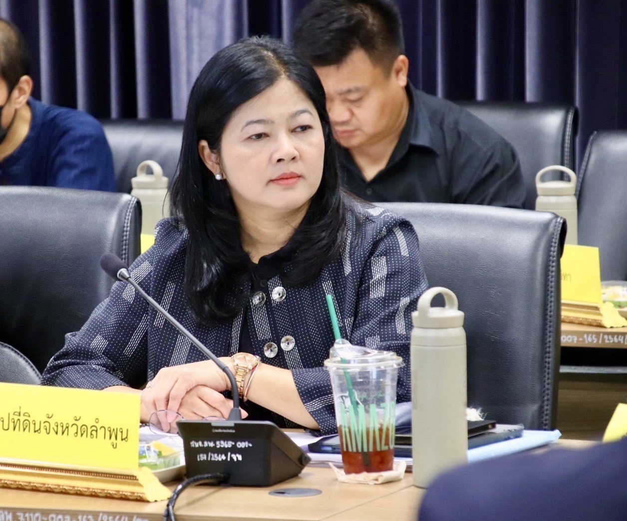 title - ส.ป.ก. ประชุมรับฟังการดำเนินงานและชี้แจงการประเมินผลโครงการพัฒนาพื้นที่ลุ่มน้ำแม่อาวอันเนื่องมาจากพระราชดำริ จังหวัดลำพูน
