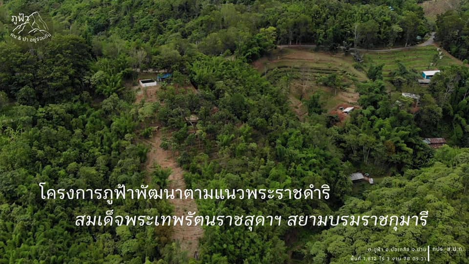 โครงการศูนย์ภูฟ้าพัฒนาตามแนวพระราชดำริ สมเด็จพระเทพรัตนราชสุดาฯ สยามบรมราชกุมารีจังหวัดน่าน