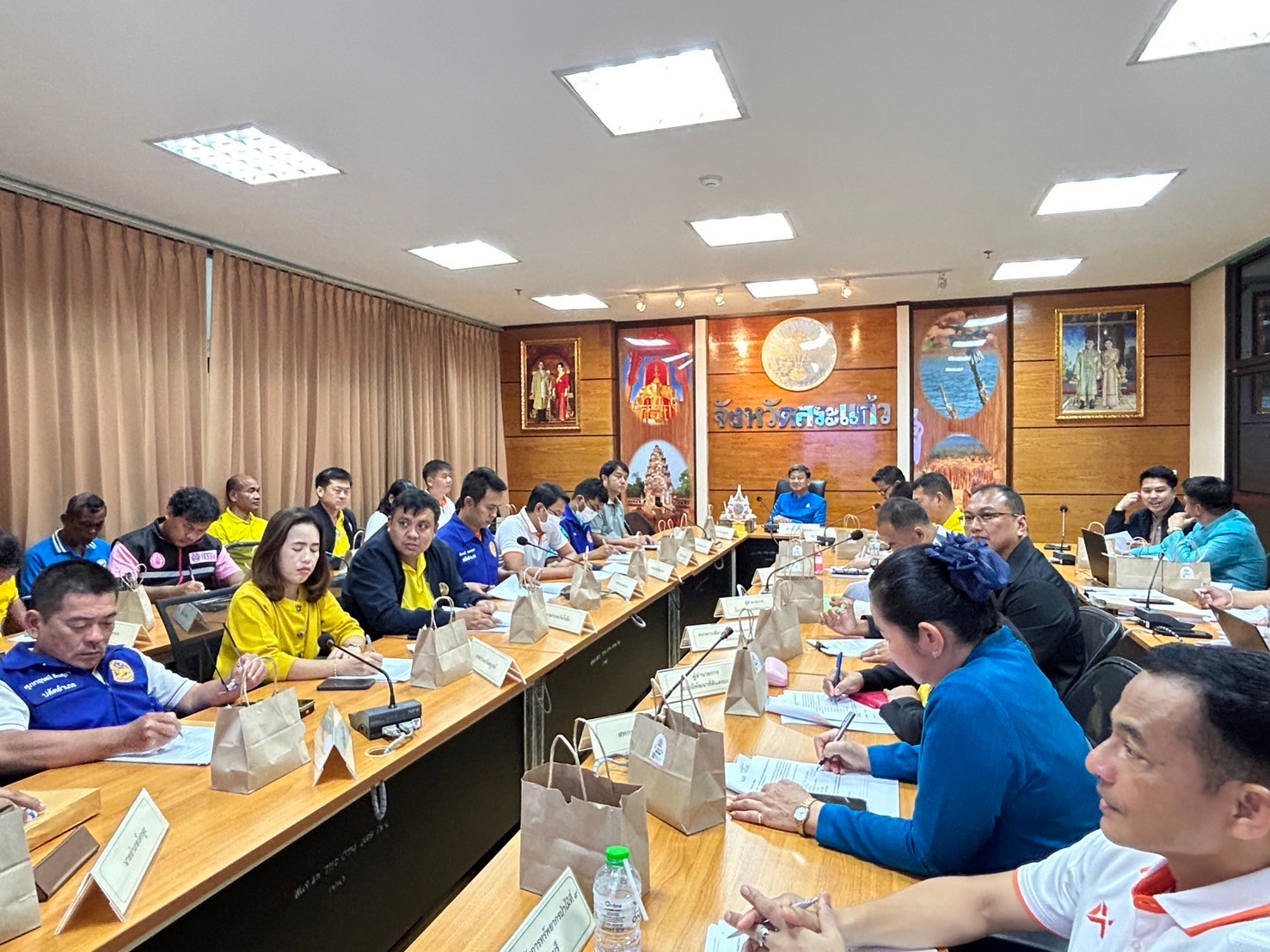 ส.ป.ก.สระแก้ว ประชุมคณะกรรมการปฏิรูปที่ดินจังหวัดสระแก้ว ครั้งที่ 1/2567 วันศุกร์ที่ 9 สิงหาคม พ.ศ. 2567