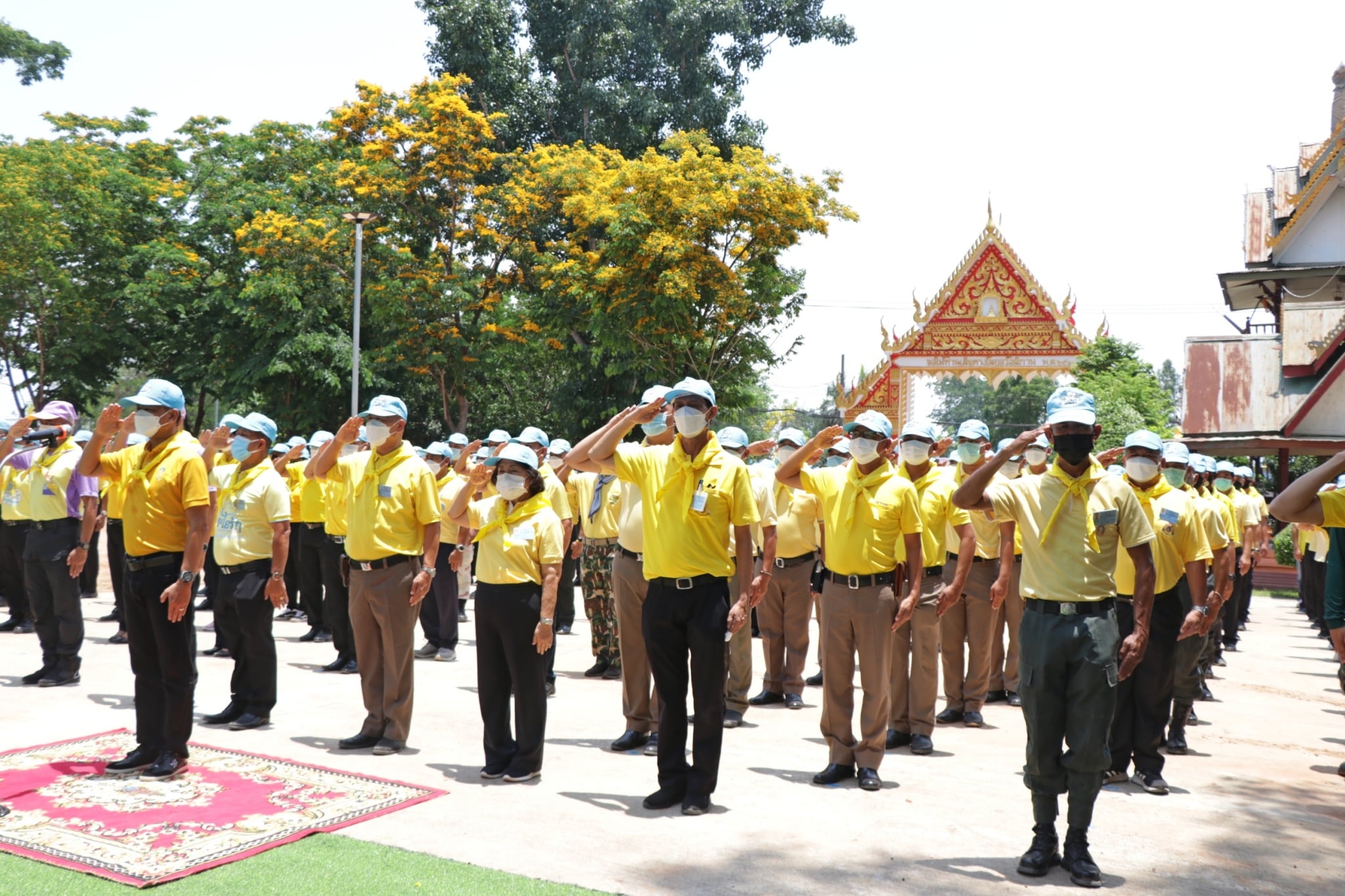 ส.ป.ก.สระแก้ว ร่วมกิจกรรมจิตอาสาพัฒนาปรับปรุงภูมิทัศน์และทำความสะอาด “เราทำความดีด้วยหัวใจ” ณ วัดกะสังอัตตนันท์ หมู่ 8 บ้านกะสัง ตำบลทัพไทย อำเภอตาพระยา จังหวัดสระแก้ว