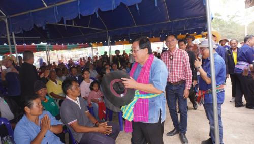 ส.ป.ก.สระแก้ว ร่วมต้อนรับรัฐมนตรีช่วยว่าการกระทรวงเกษตรและสหกรณ์