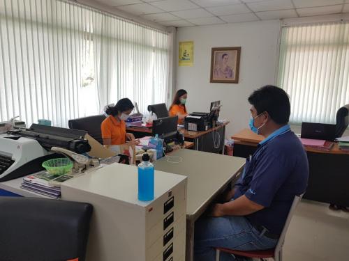 ส.ป.ก.สระแก้ว ตั้งจุดคัดกรอง เฝ้าระวังป้องกันการแพร่ระบาดของไวรัส Covid-19 