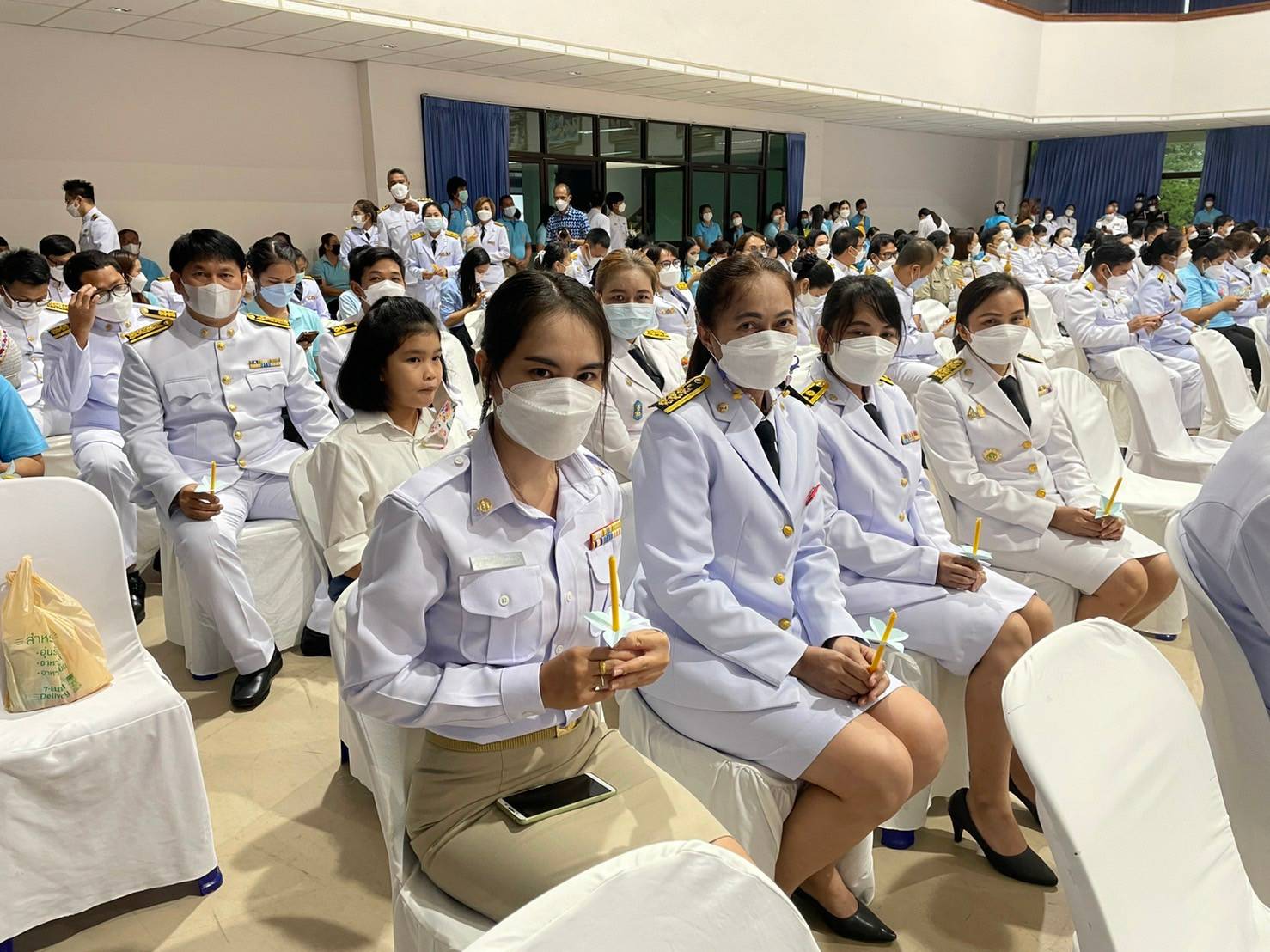 ส.ป.ก.สระแก้ว ร่วมพิธีถวายเครื่องราชสักการะ และวางพานพุ่ม และพิธีจุดเทียนถวายพระพรชัยมงคลเฉลิมพระเกียรติสมเด็จพระนางเจ้าสิริกิติ์พระบรมราชินีนาถ พระบรมราชชนนี พันปีหลวง เนื่องในโอกาสมหามงคลเฉลิมพระชนมพรรษา ๙o พรรษา