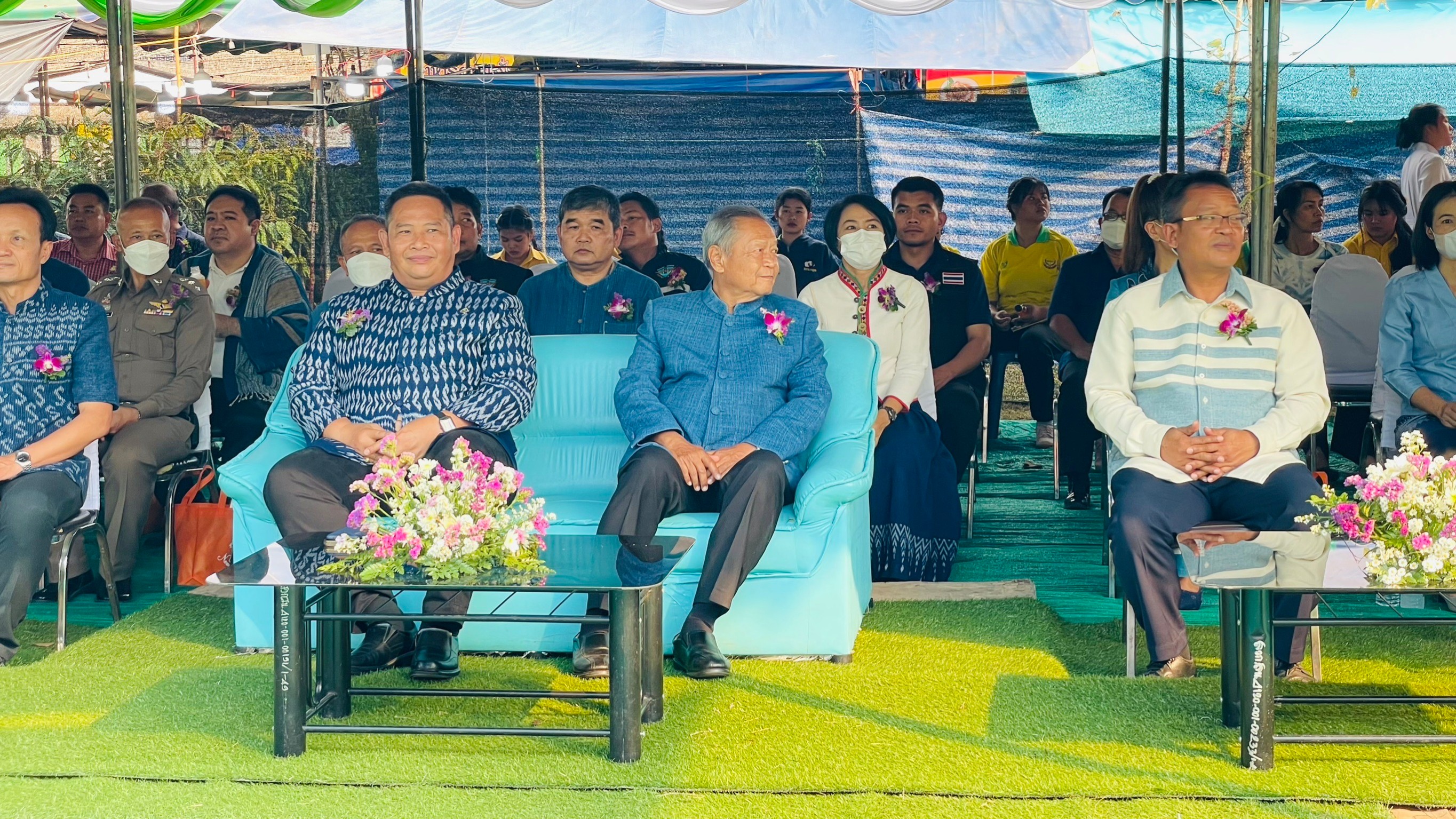 พิธีเปิดงาน ประชุมสัมมนาเชิงปฏิบัติการ งานเกษตรและเทคโนโลยีพื้นบ้าน ประจำปี ๒๕๖๖ ครั้งที่ ๒๗นวัตวิถีใหม่ กับการใช้ทรัพยากรไทยอย่างยั่งยืน