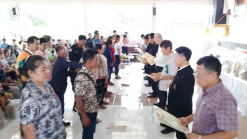 ร่วมออกหน่วยในโครงการจังหวัดเคลื่อนที่ “หน่วยบำบัดทุกข์ บำรุงสุข สร้างรอยยิ้มให้ประชาชน” ประจำเดือนมิถุนายน 2561