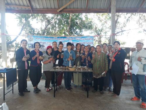 จัดโครงการฝึกอบรมศิลปาชีพเพื่อวิสาหกิจชุมชน ปีงบประมาณ 2562 