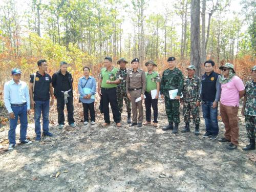 ตรวจสอบกรณีพิพาทการทับซ้อนแนวเขตพื้นที่ของกรมป่าไม้ ท้องที่หมู่ที่ ๙ ตำบลแร่ อำเภอพังโคน จังหวัดสกลนคร