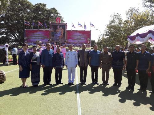 พิธีเปิดงานประเพณีแห่ปราสาทผึ้งและแข่งขันเรือยาว “ชิงถ้วยพระราชทานสมเด็จพระกนิษฐาธิราชเจ้ากรมสมเด็จพระเทพรัตนราชสุดาฯ สยามบรมราชกุมารี” จังหวัดสกลนคร ประจำปี พ.ศ.๒๕๖๒