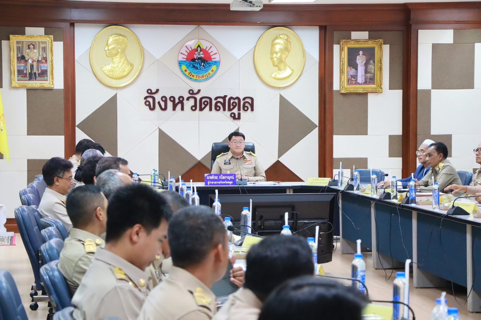 ปฏิรูปที่ดินจังหวัดสตูล ร่วมประชุมคณะกรมการจังหวัดและหัวหน้าส่วนราชการจังหวัดสตูล ประจำเดือนกรกฎาคม 2568