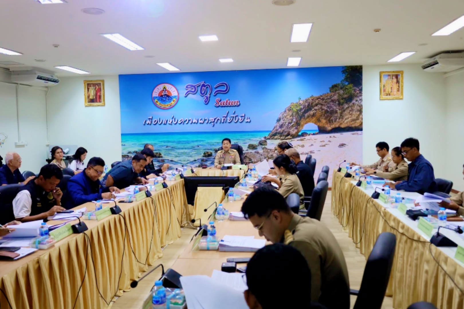 title -  ปฏิรูปที่ดินจังหวัดสตูล ร่วมประชุมคณะทำงานการจัดที่ดินภายใต้ คทช.