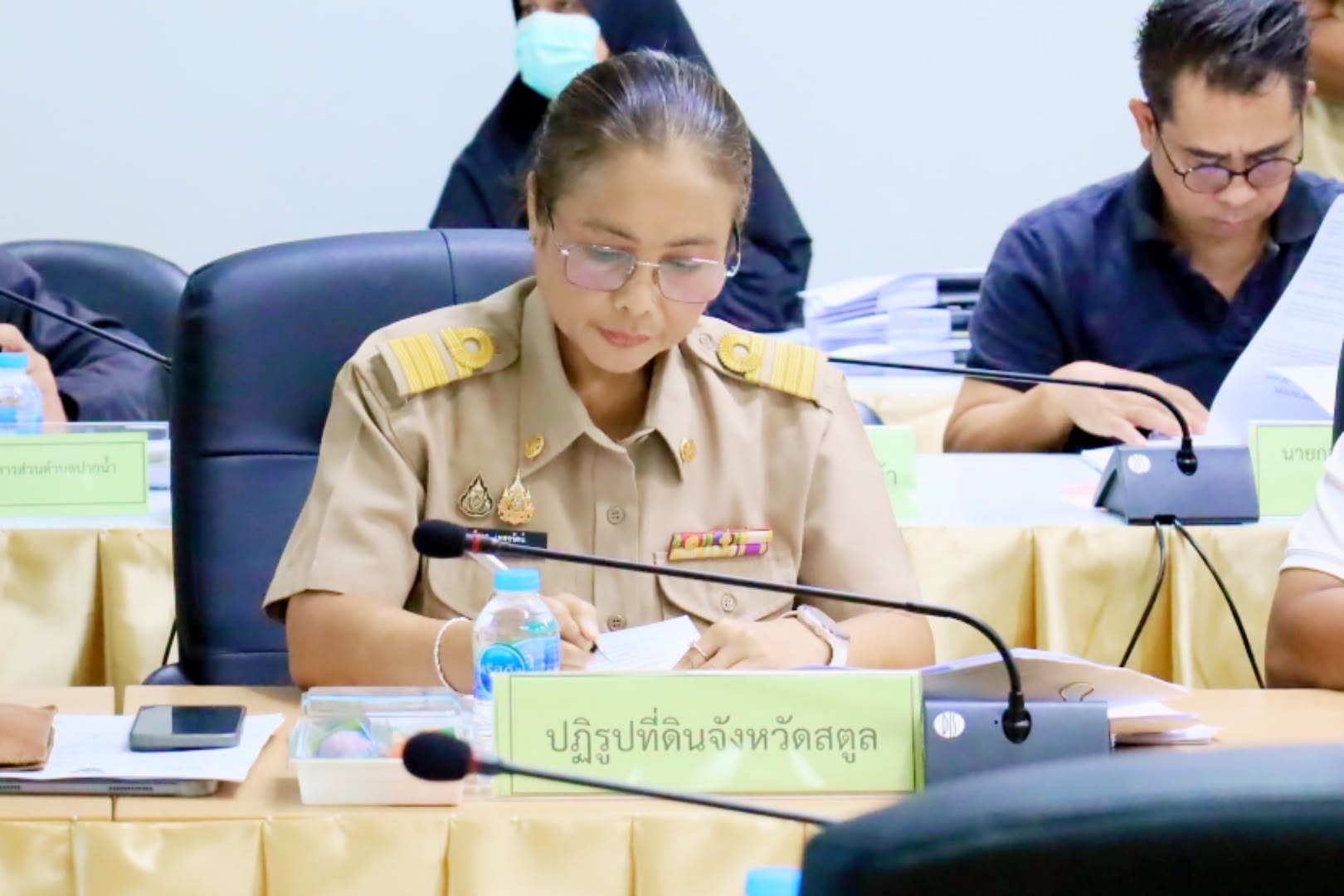 title -  ปฏิรูปที่ดินจังหวัดสตูล ร่วมประชุมคณะทำงานการจัดที่ดินภายใต้ คทช.
