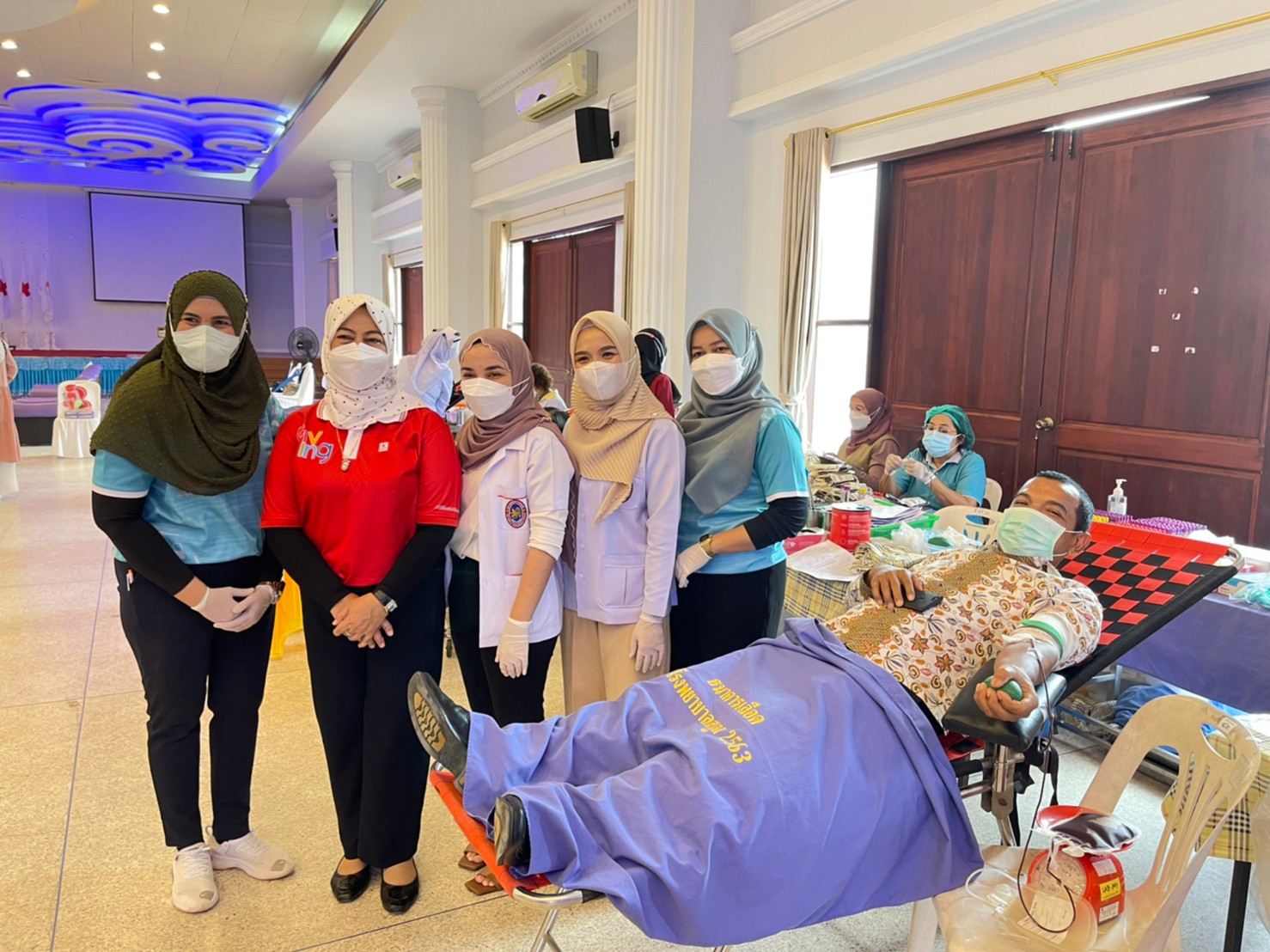 สำนักงานการปฏิรูปที่ดินจังหวัดสตูล ร่วมโครงการบริจาคโลหิต 90 พรรษา 90 ล้านซีซี ถวายราชสดุดี สมเด็จพระบรมราชชนนีพันปีหลวงและวันผู้บริจาคโลหิตโลก 14 มิถุนายน 2565         