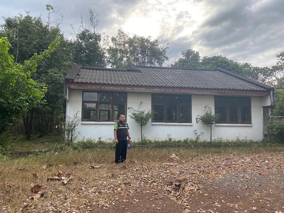 ลงพื้นที่ตรวจสอบสภาพอาคารที่ทำการ​ สำนักงานสนาม​ ส.ป.ก.ศรีสะเกษ