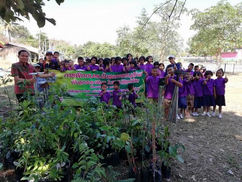ส.ป.ก.ศรีสะเกษ จัดฝึกอบรมโครงการอนุรักษ์พันธุกรรมพืชฯ ประจำปีงบประมาณ ๒๕๖๒ รร.บ้านรุ่งอรุณ