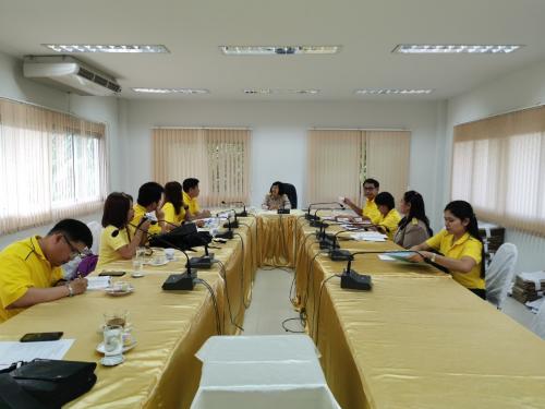 ส.ป.ก.ศรีสะเกษ ประชุมติดตามผลการดำเนินงานด้านการพัฒนาระบบราชการ (กพร.)