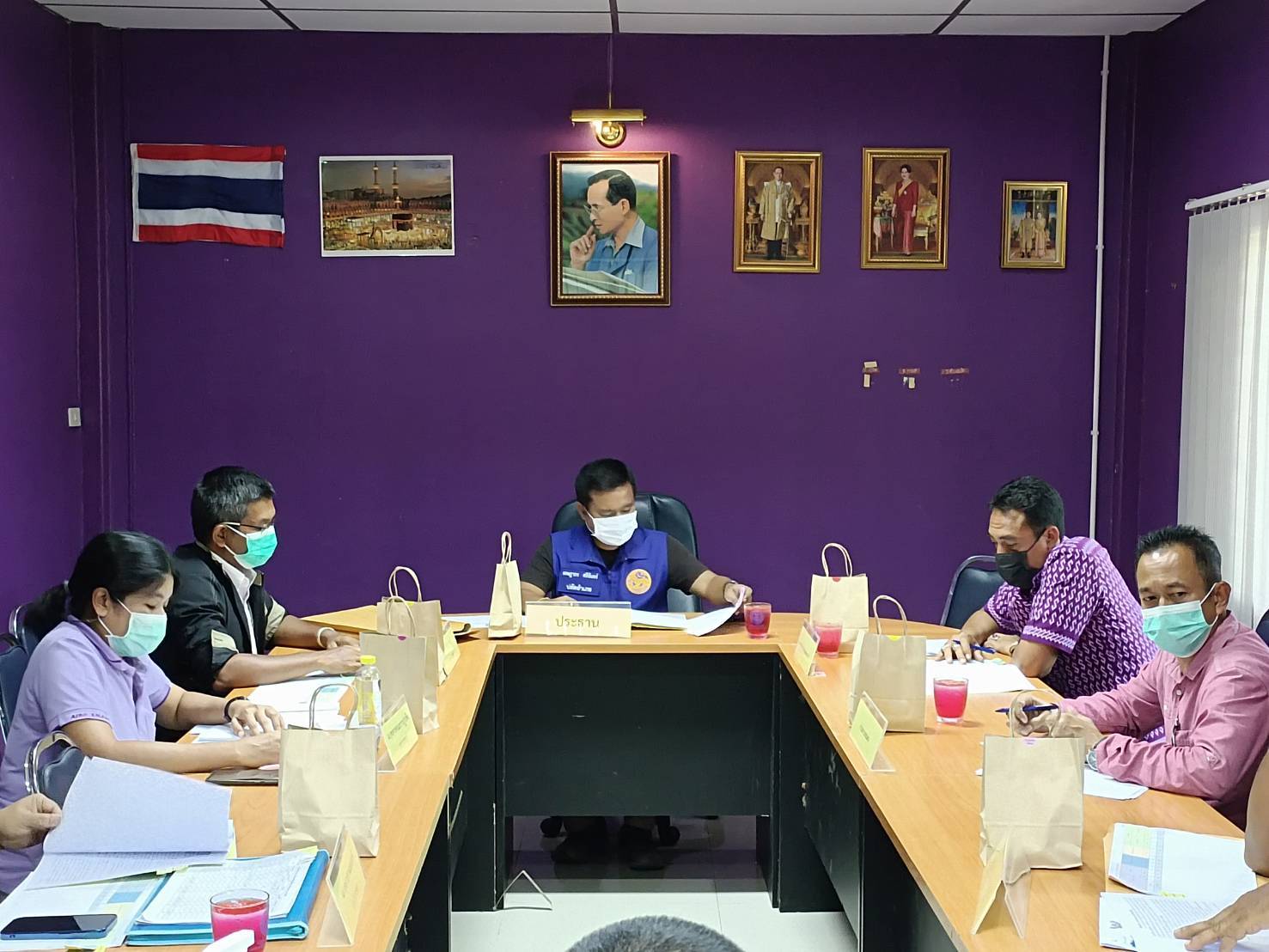 ส.ป.ก.สงขลา จัดประชุมคณะอนุกรรมการกลั่นกรองการใช้ประโยชน์ในที่ดินของผู้ได้รับการจัดที่ดิน ตำบลจะแหน อำเภอสะบ้าย้อย ครั้งที่ 1/2565