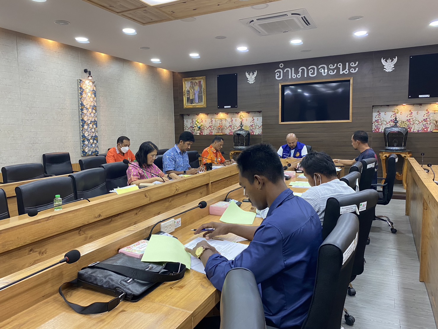 ส.ป.ก.สงขลา จัดประชุมคณะอนุกรรมการกลั่นกรองการใช้ประโยชน์ในที่ดิน ของผู้ได้รับการจัดที่ดิน ตำบลสะพานไม้แก่น และตำบลแค อำเภอจะนะ