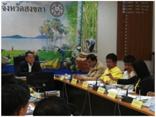 ส.ป.ก. เข้าประชุมร่วมกับนายมีศักดิ์ ภักดีคง ผู้ตรวจราชการกระทรวงเกษตรและสหกรณ์ (เขตตรวจราชการที่ 7 แ ละ 8) เพื่อรายงานความก้าวหน้าของโครงการ“จัดที่ดินทำกินให้ชุมชนตามนโยบายรัฐบาล”