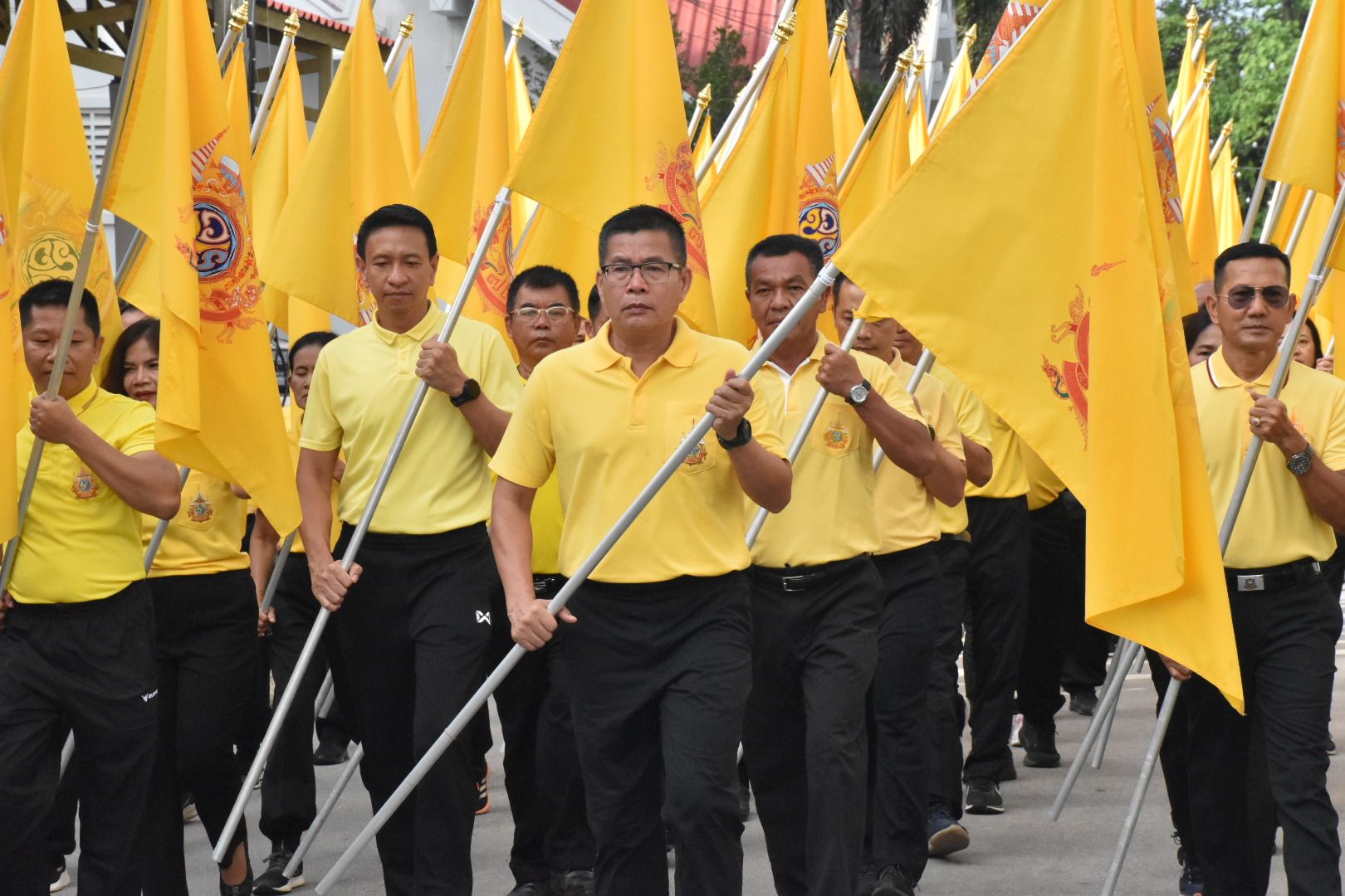 ร่วมกิจกรรมเดิน  วิ่ง ปั่น ธงตราสัญลักษณ์งานเฉลิมพระเกียรติพระบาทสมเด็จพระเจ้าอยู่หัวเนื่องในโอกาสพระราชพิธีมหามงคลเฉลิมพระชนมพรรษา 6 รอบ 28 กรกฎาคม 2567 จังหวัดสุโขทัย