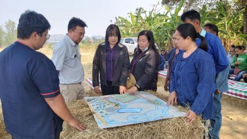 ผู้ตรวจราชการ ส.ป.ก. ลงพื้นที่ตรวจเยี่ยมแปลงเกษตรกรรม และประชุมตรวจติดตามความก้าวหน้าตามแผนงาน โครงการ  สำนักงานการปฏิรูปที่ดินจังหวัดสุโขทัย