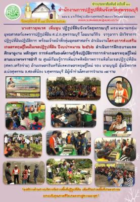 โครงการส่งเสริมเกษตรทฤษฏีใหม่ในเขตปฏิรูปที่ดิน ปีงบประมาณ 2562