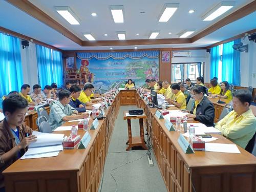 การประชุม คปอ.แม่สอด ณ ที่ว่าการอำเภอแม่สอด วันที่ ๑๐ เมษายน พุทธศักราช ๒๕๖๒