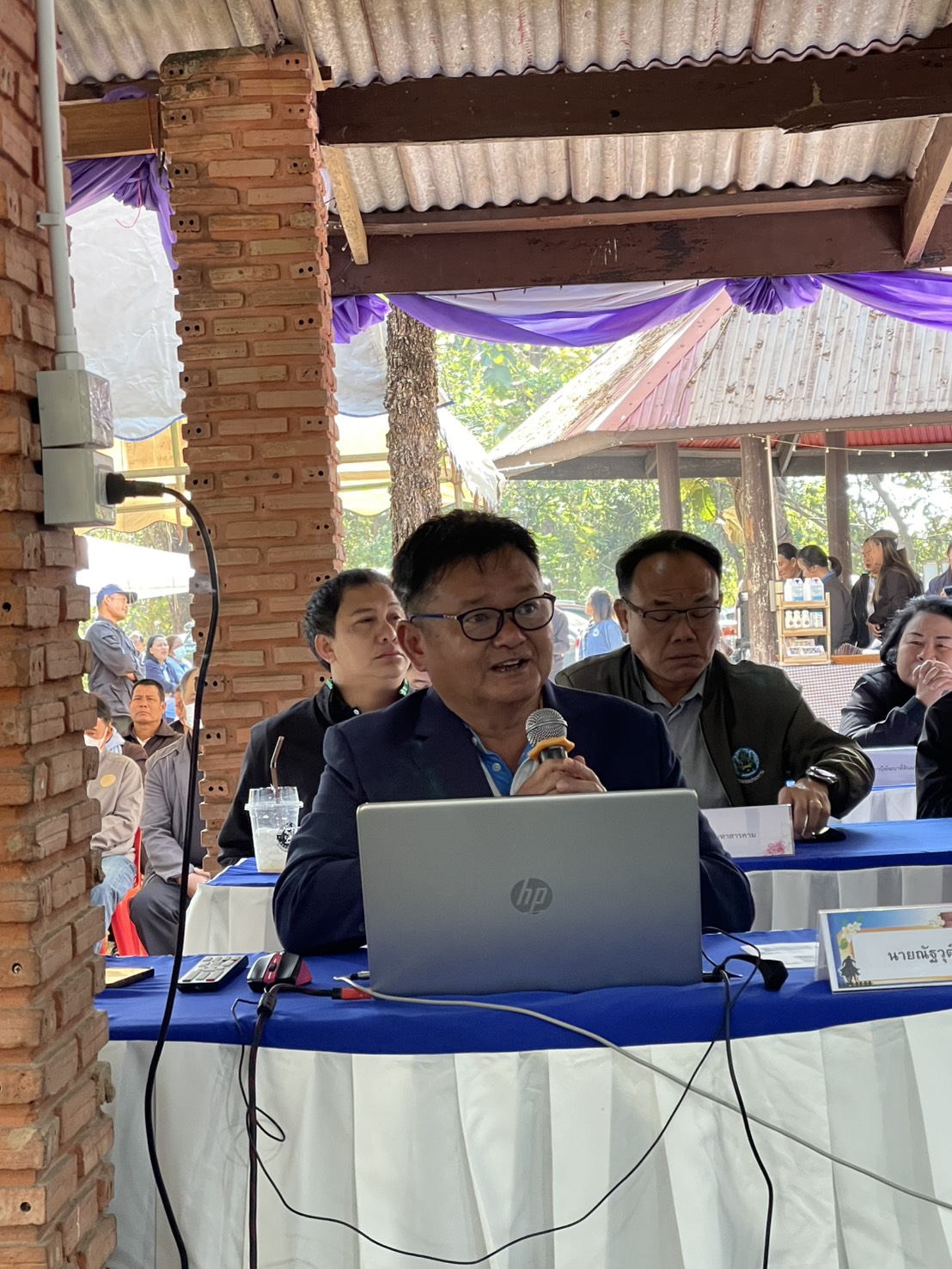 title - ผอ.สพท. ร่วมตรวจข้อมูลเชิงประจักษ์ผู้เข้ารับการสรรหาปราชญ์เกษตรของแผ่นดิน สาขาผู้นำชุมชนและเครือข่าย