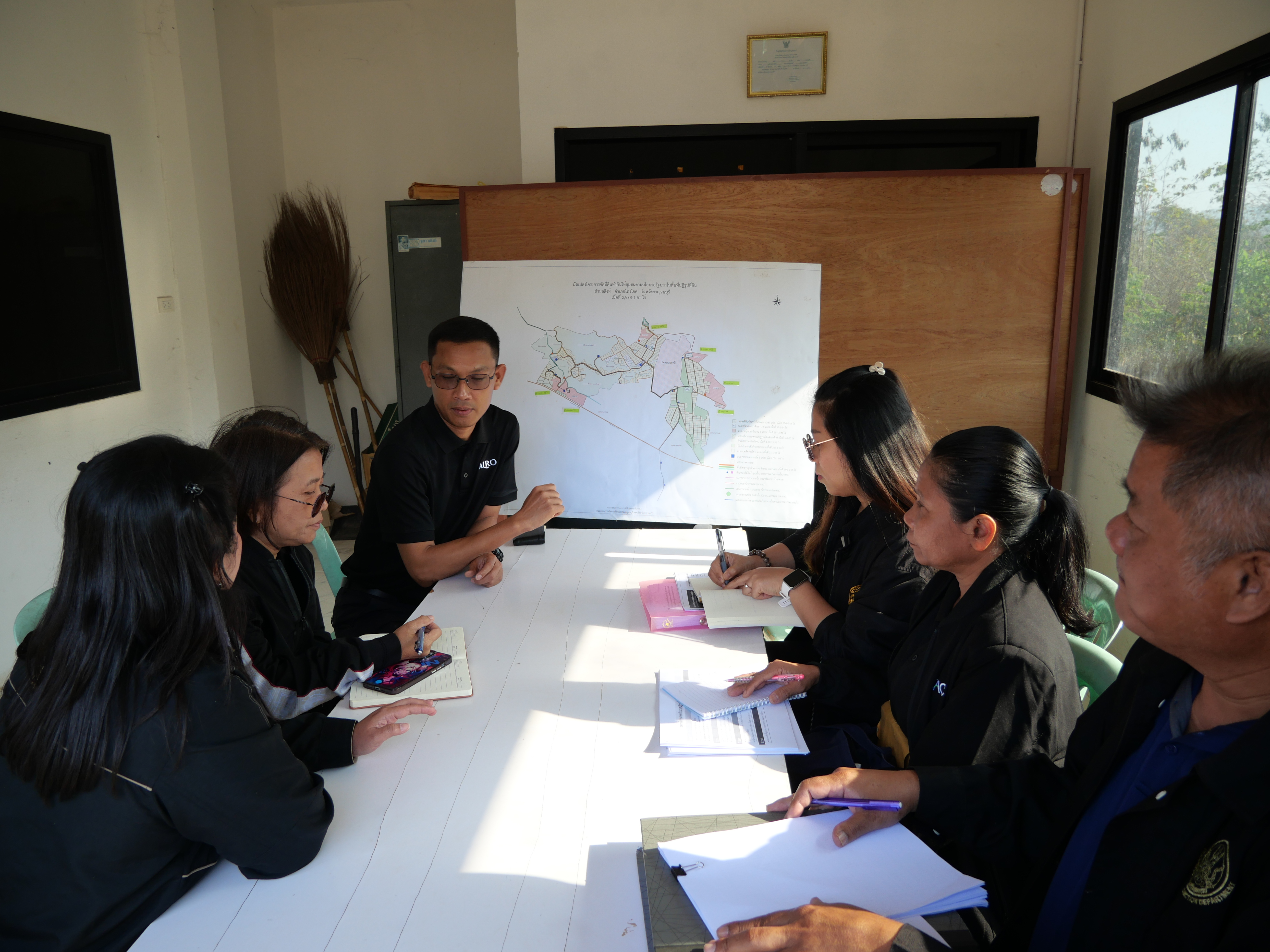 title - กพม. ติดตามความคืบหน้าตลาดเกษตร คทช.สิงห์ จ.กาญจนบุรี ระยะที่ 1