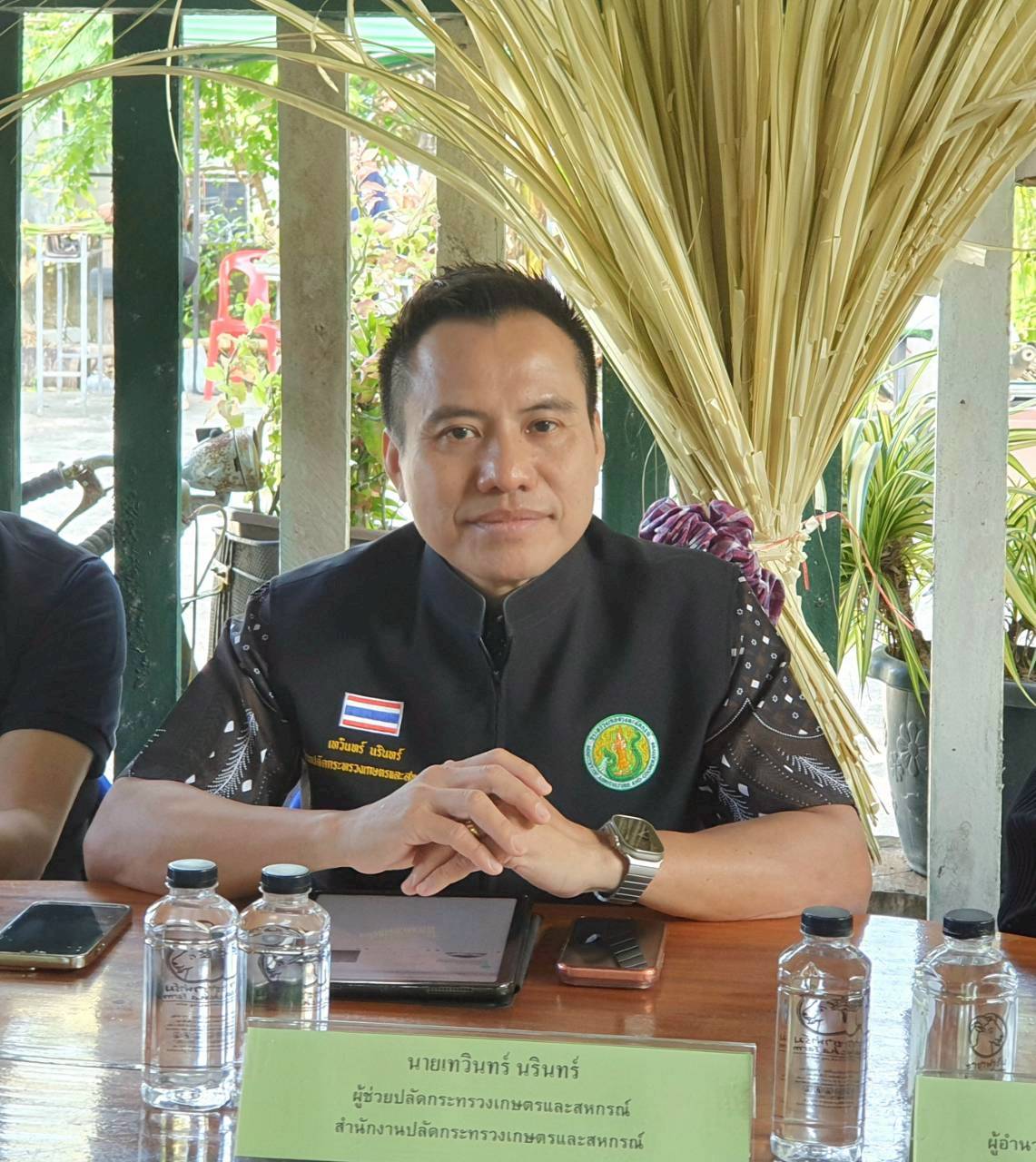 title - ผอ.สพท. ร่วมตรวจข้อมูลเชิงประจักษ์ผู้เข้ารับการสรรหาปราชญ์เกษตรของแผ่นดิน สาขาเศรษฐกิจพอเพียง รายนายสุดดิน ซาชา