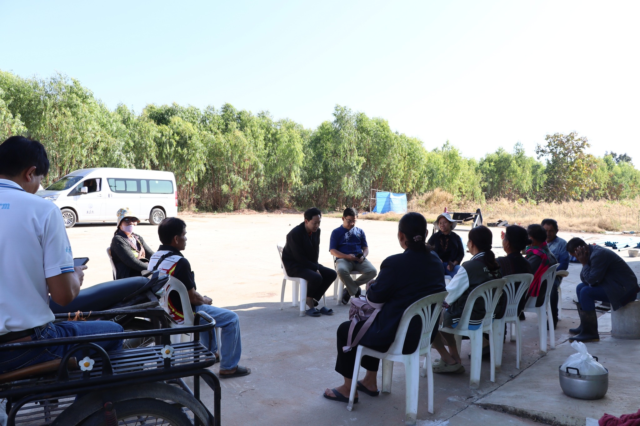 title - กพก. ติดตามผลการดำเนินงานของสมาชิกแปลงใหญ่มันสำปะหลังบ้านเหล่าโพธิ์ ต.หนองกุงสวรรค์ อ.โกสุมพิสัย จ.มหาสารคาม