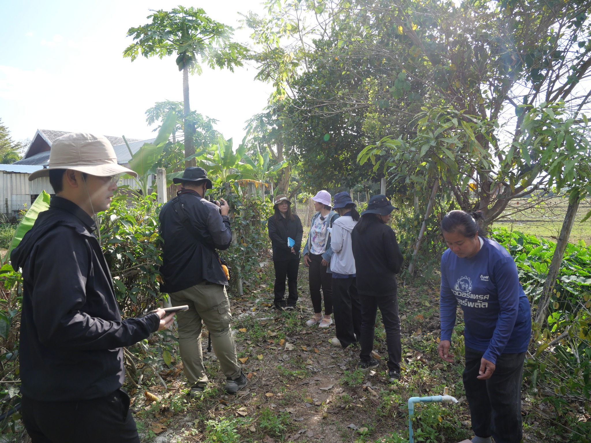 title - กพม. ลงพื้นที่ติดตามผล Smart Farmer จ.ลำพูน อินทรีย์เด่น PGS ปัง