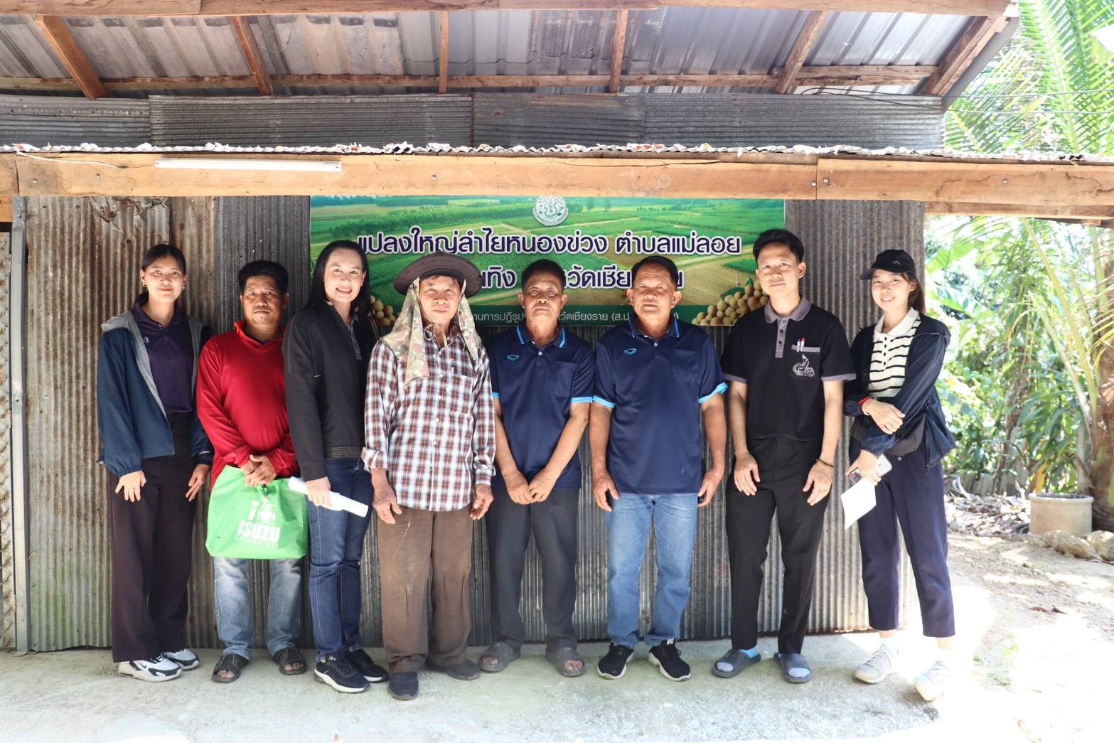 title - กพก. ติดตามการดำเนินงานโครงการระบบส่งเสริมเกษตรแปลงใหญ่ลำไย อ.เทิง จ.เชียงราย