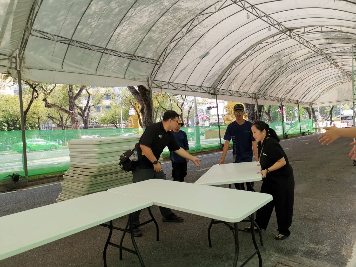 title - กพธ. เตรียมสถานที่งานวันสถาปนา ส.ป.ก. ครบรอบ 51 ปี