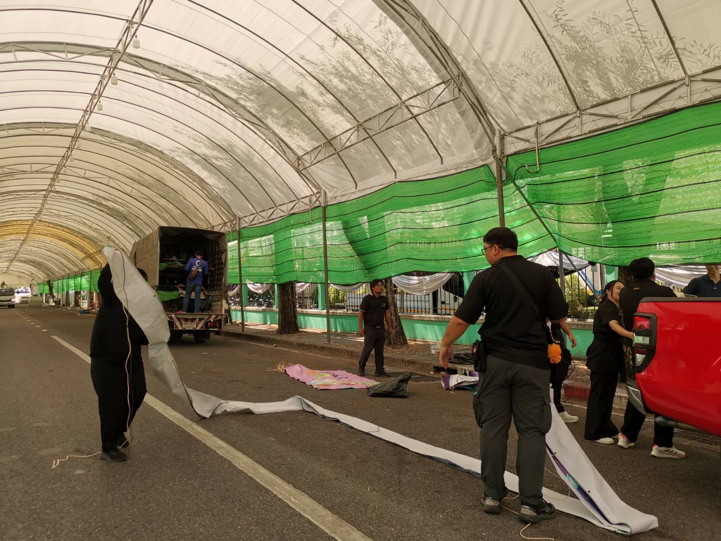 title - กพธ. เตรียมสถานที่งานวันสถาปนา ส.ป.ก. ครบรอบ 51 ปี