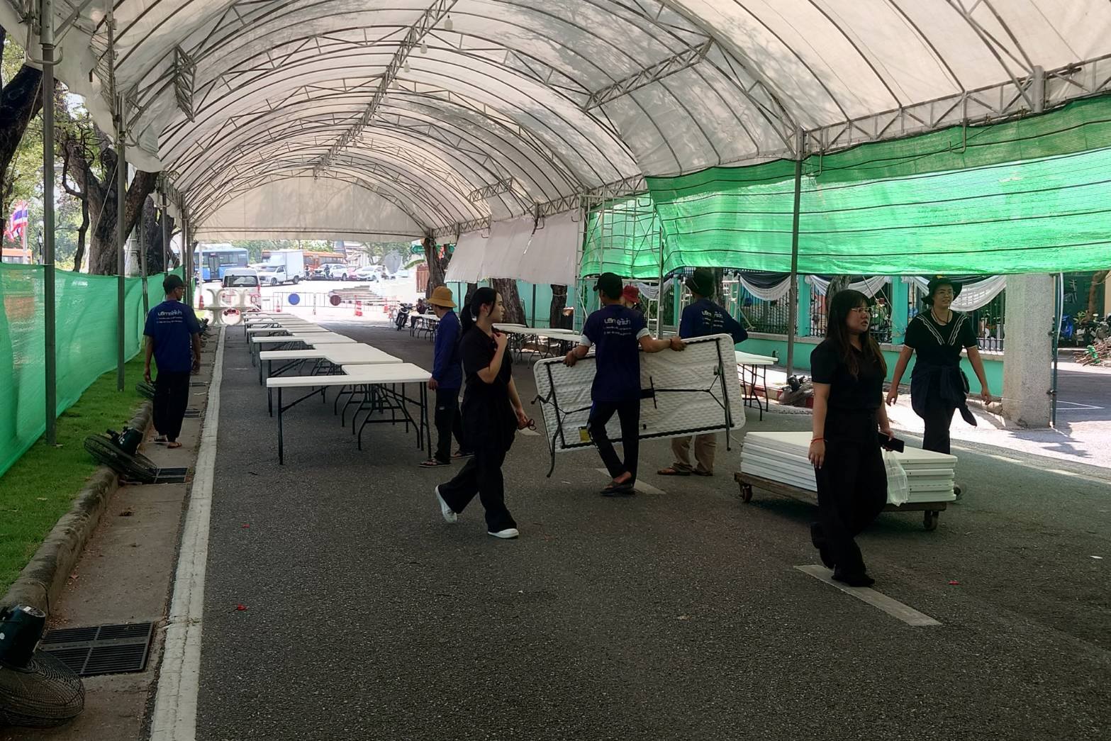 title - กพธ. เตรียมสถานที่งานวันสถาปนา ส.ป.ก. ครบรอบ 51 ปี