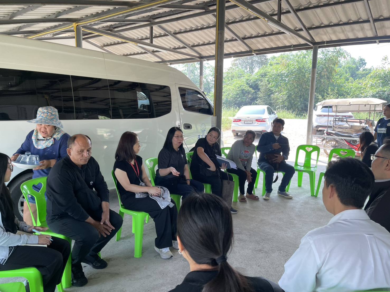 title - กพก. ลงพื้นที่แปลงใหญ่พืชผักและพืชสมุนไพร หมู่ที่ 6 ต.วังน้อย อ.วังน้อย จ.พระนครศรีอยุธยา