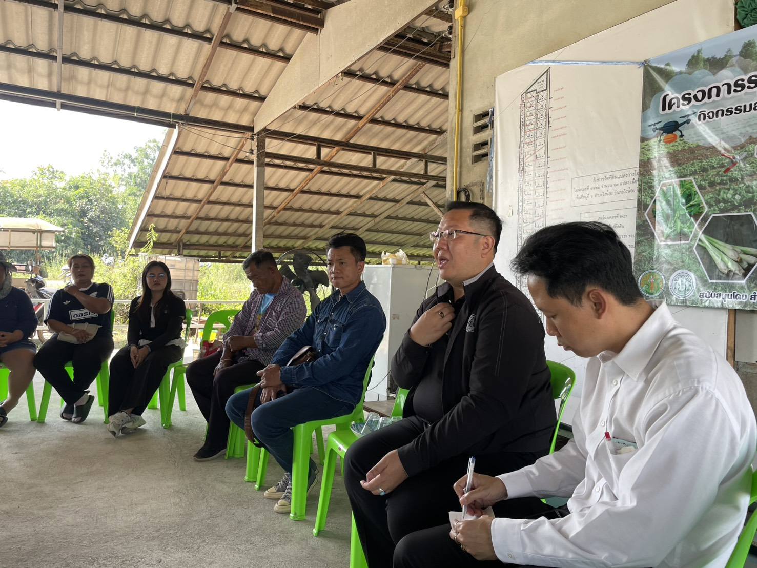 title - กพก. ลงพื้นที่แปลงใหญ่พืชผักและพืชสมุนไพร หมู่ที่ 6 ต.วังน้อย อ.วังน้อย จ.พระนครศรีอยุธยา