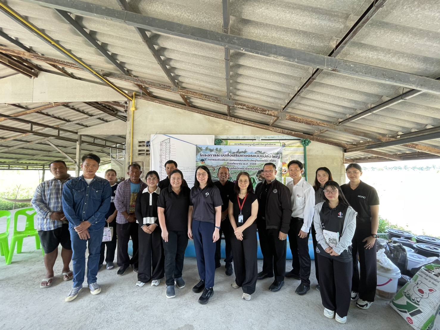 กพก. ลงพื้นที่แปลงใหญ่พืชผักและพืชสมุนไพร หมู่ที่ 6 ต.วังน้อย อ.วังน้อย จ.พระนครศรีอยุธยา