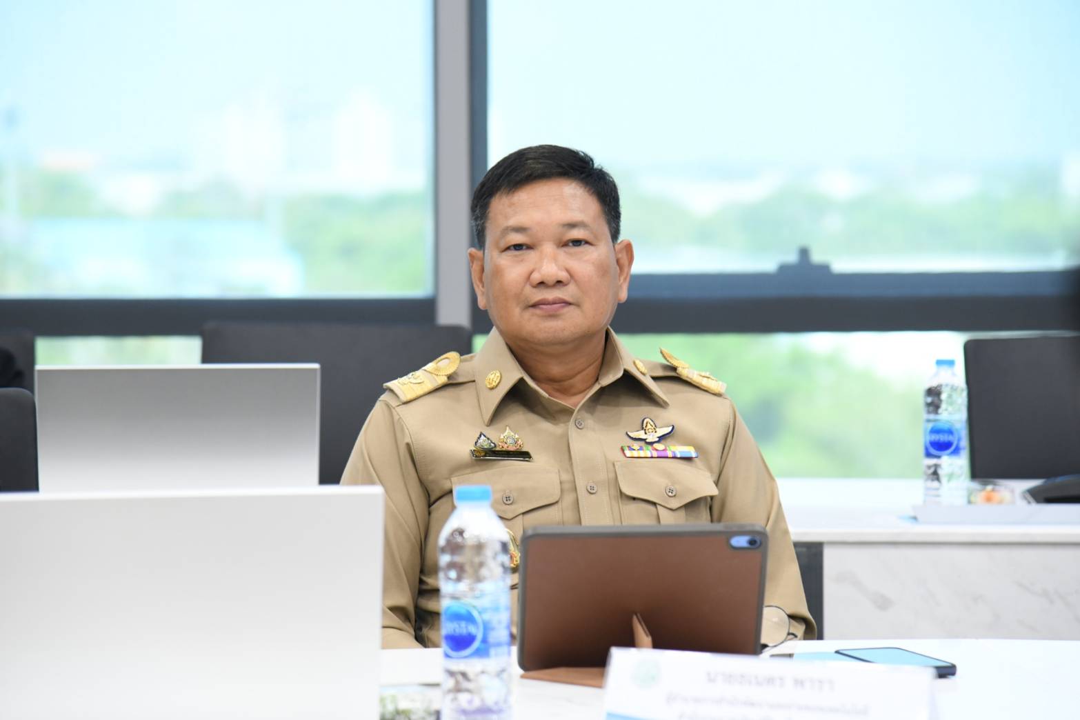 ส.ป.ก. ร่วมประชุมหารือการจัดการปัญหาคุณภาพน้ำและผลกระทบต่อสุขอนามัยในพื้นที่วิกฤต