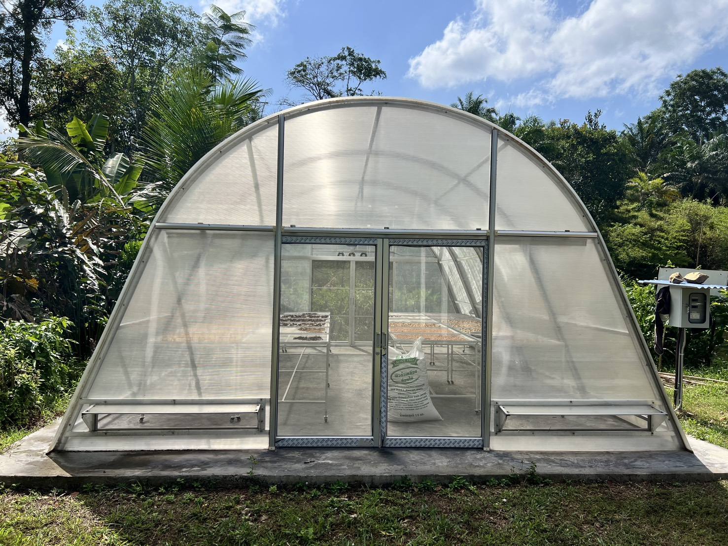 title - กพก. ลงพื้นที่แปลงใหญ่พืชผักสมุนไพร ต.คลองชะอุ่น อ.พนม จ.สุราษฎร์ธานี