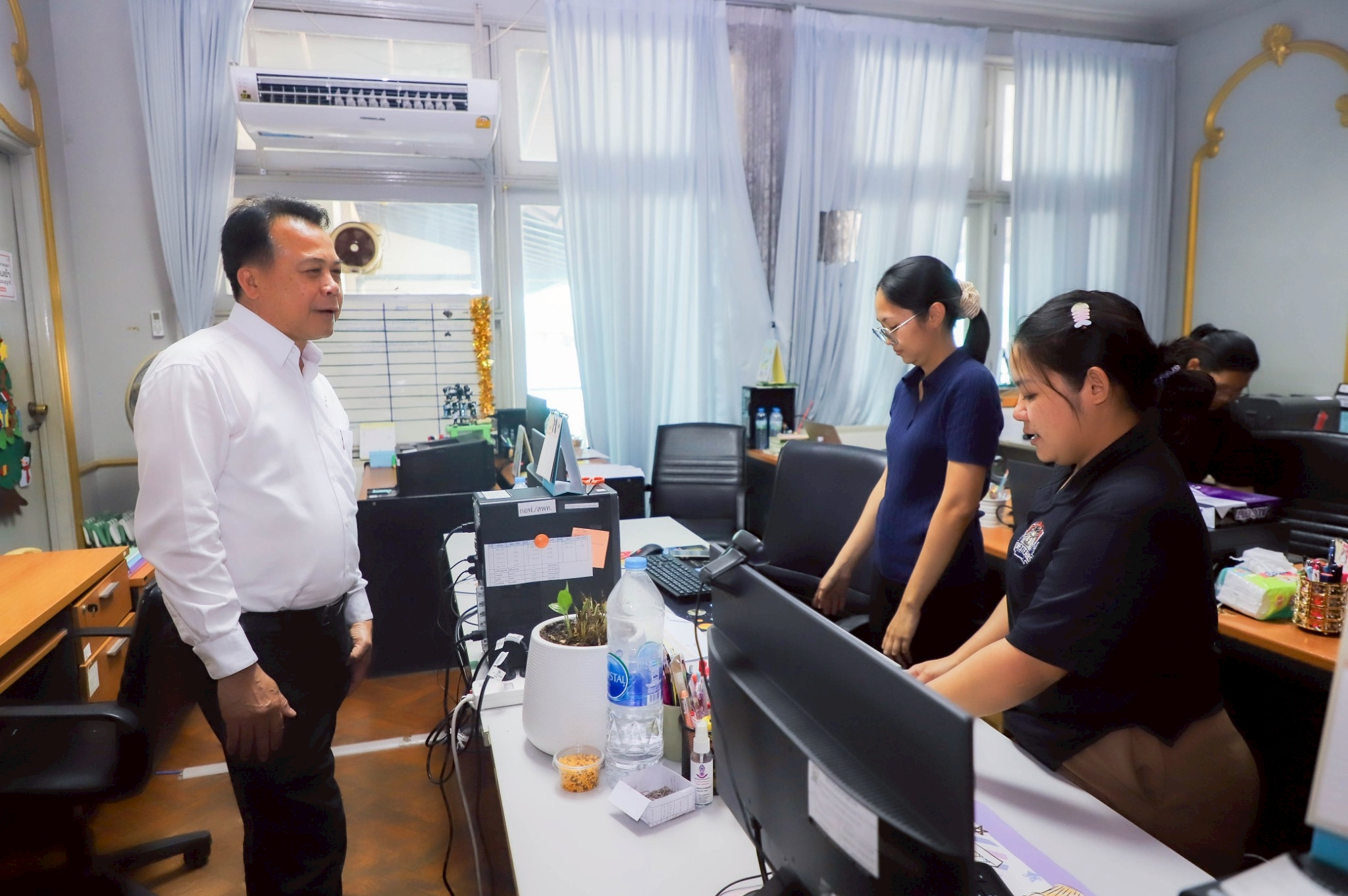 title - รองเลขาฯ ส.ป.ก. ตรวจติดตามงาน สพท. มอบนโยบายชูเกษตรกรรมยั่งยืน