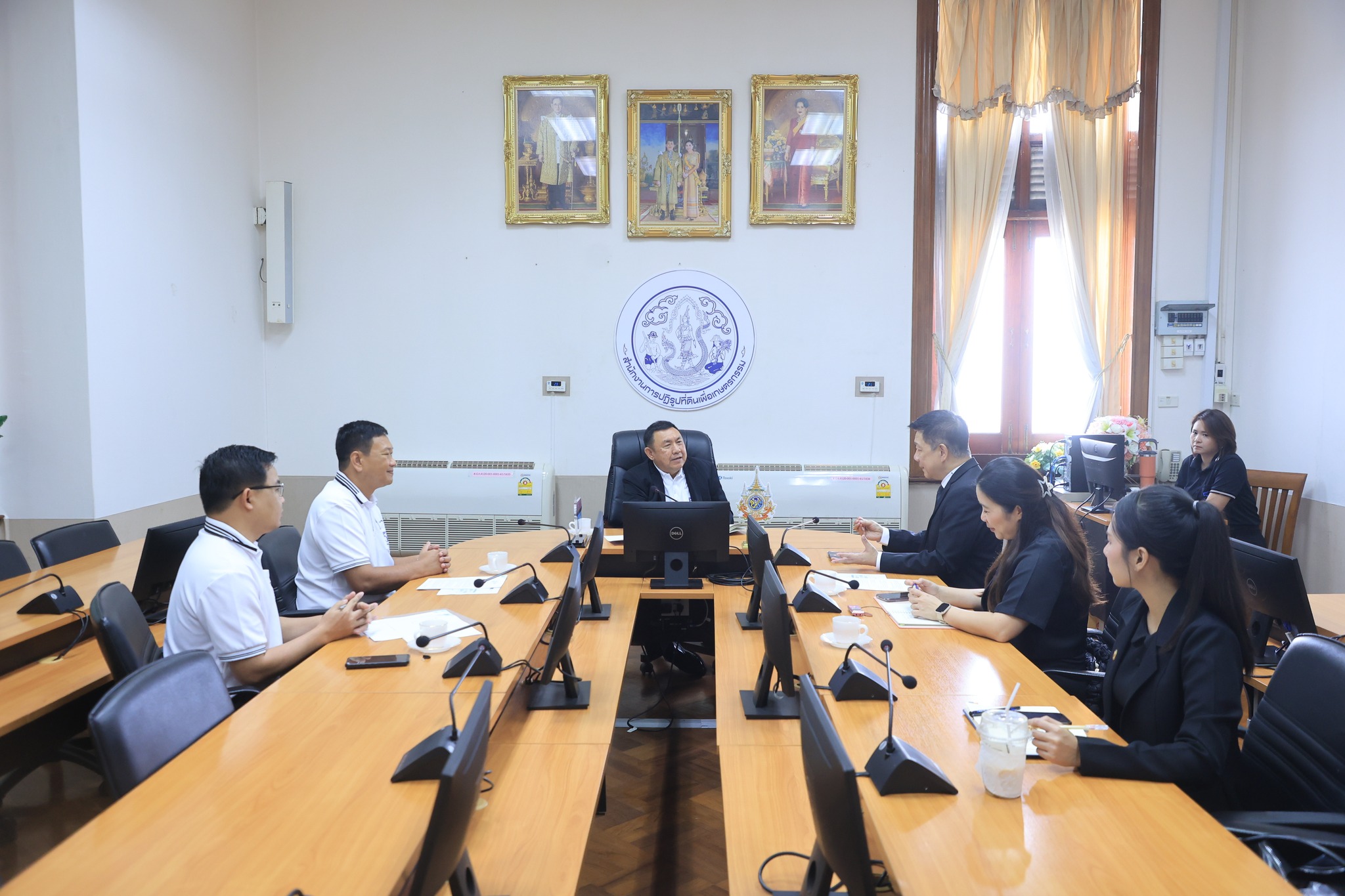 title - สพท. ร่วมประชุมหารือร่วมกับสถาบันมาตรวิทยาแห่งชาติ ด้านความร่วมมือการส่งเสริมและพัฒนาเทคโนโลยีและนวัตกรรมการเกษตรในเขตปฏิรูปที่ดิน