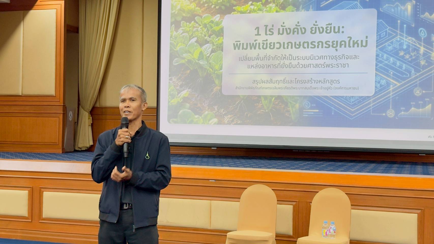 title - ส.ป.ก. ผนึกกำลังร่วมกับ พกฉ. และ สวก. ขับเคลื่อนโครงการวิจัย การขยายผลโมเดล 1 ไร่ มั่งคั่ง ยั่งยืน สู่การยกระดับสมรรถนะเป็น Smart Farming 