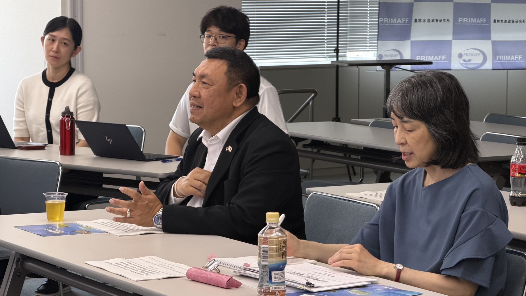title - ผอ.สพท. ร่วมคณะหารือ Rural Development Bureau และ Policy Research Institute ญี่ปุ่น ถอดบทเรียนการพัฒนาโครงสร้างพื้นฐานและเกษตรชุมชน