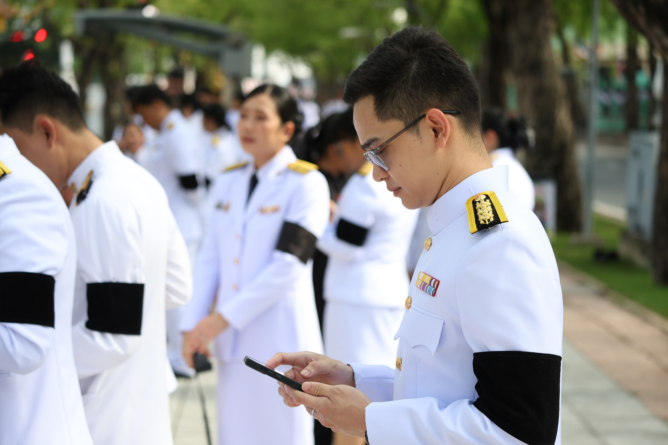 title - สพท. ร่วมรับขบวนเชิญพระศพ สมเด็จพระเจ้าลูกเธอ เจ้าฟ้าพัชรกิติยาภา นเรนทิราเทพยวดี กรมหลวงราชสาริณีสิริพัชร มหาวัชรราชธิดา
